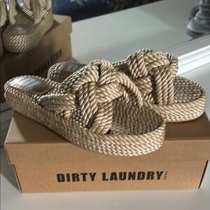 Dirty Laundry Rope Sandals